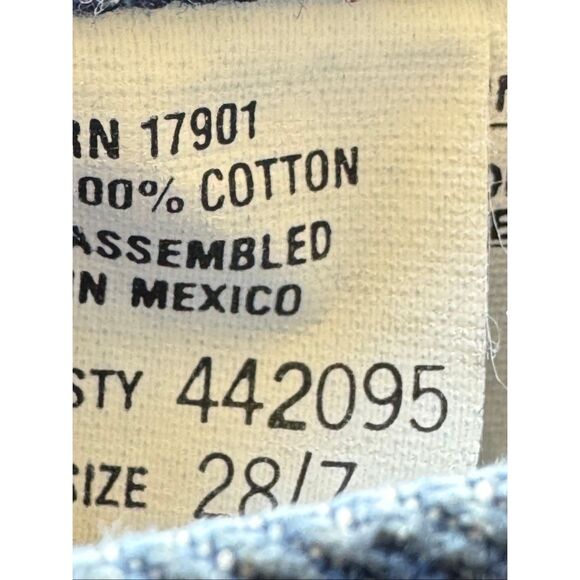 Rocky Mountain wrap women’s  28 vintage 90s blue jeans high rise bareback  weste - Picture 5 of 8